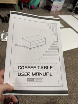 BRAND NEW WHITE LED COFFEE TABLE 