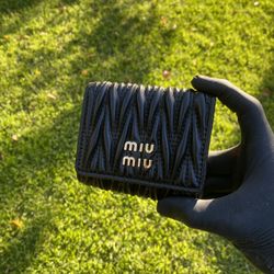 Black Miu Miu Wallet