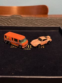 Vintage 1976 Hot Wheels GMC Motor Home + 1974 Porsche – Collectible Diecast Cars