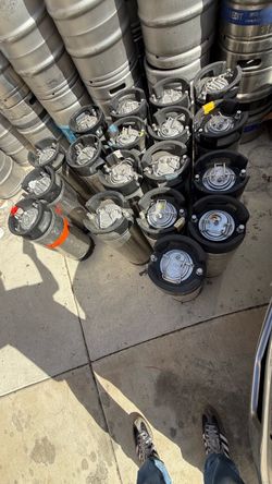 $9 Cornelius kegs ball lock and pin lock