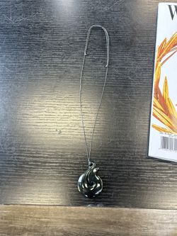 Black Jade/Dark Green Hawaiian Fishhook Adjustable Necklace 