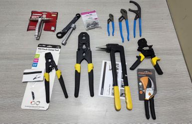 Assorted PEX / Plumbing Tools Lot