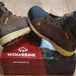 Wolverine Work Boots Size 11.5 For Men