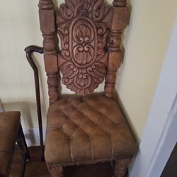 antique wood chair