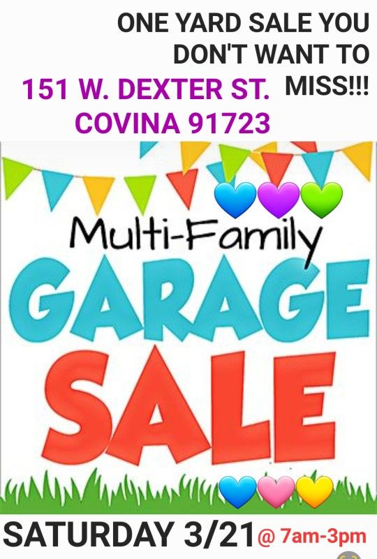 HUGE MULTI-FAMILY YARD SALE