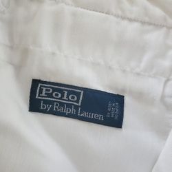 Men's White RL Ralph Lauren Shorts - Size 32