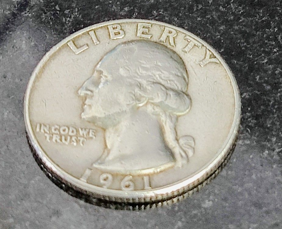 1961 D Silver Quarter 