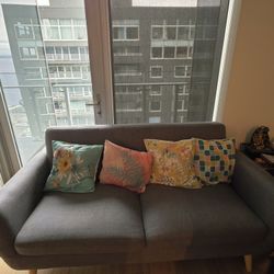 Christopher Knight Home Josephine Mid-Century Modern Petite Fabric Sofa