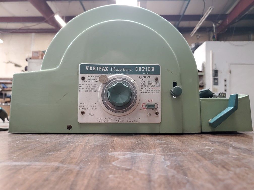 Eastman Kodak Verifax Bantam Copy Machine