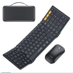 Black ProtoArc Foldable Keyboard and Mouse Retails $92