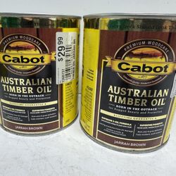 Cabot Jarrah Brown Deck Stain Quart. $15 Takes Both. Must Pickup
