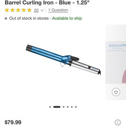 New Babyliss Pro Nano Titanium Curling Iron$25 Firm 