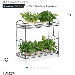 Plant Stand Two Tier Indoo/ Outdoor. New