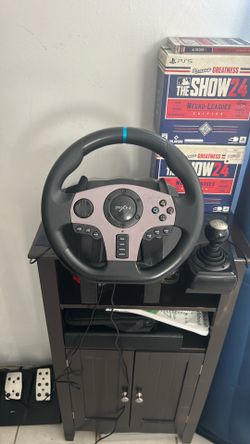 Pxn Wheel Includes Gear Shifter, Three Pedals And The Wheel ALOOK AT THE DESCRIPTION