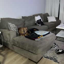  Sectional Couch From Ashley Furniture With Chaise Lounge! 