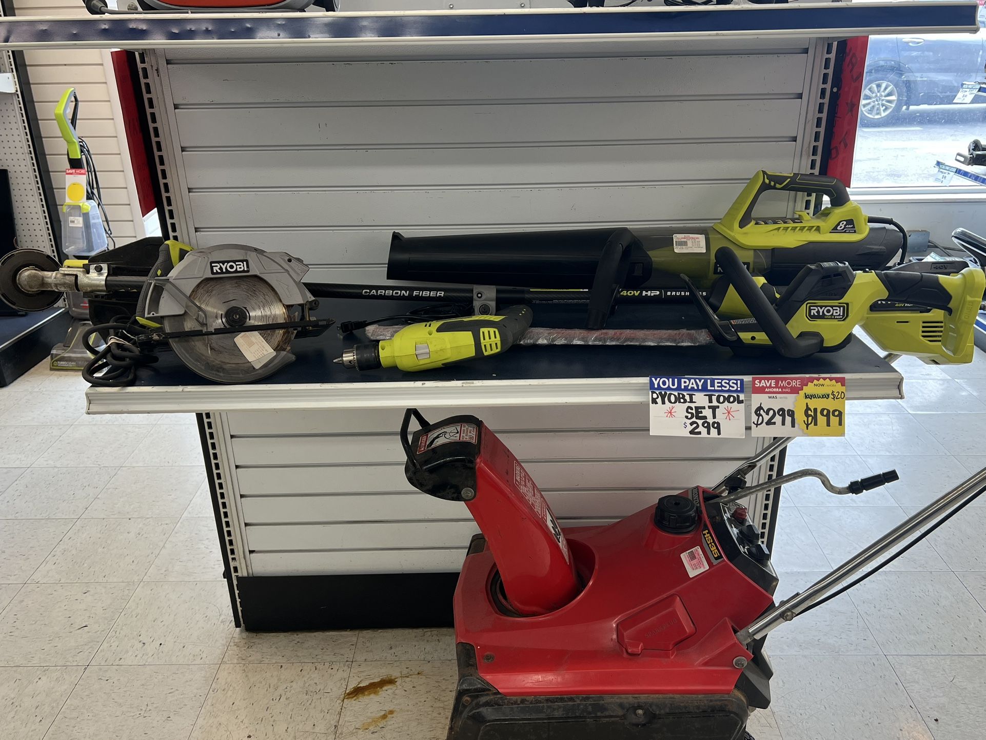 ryobi tool set