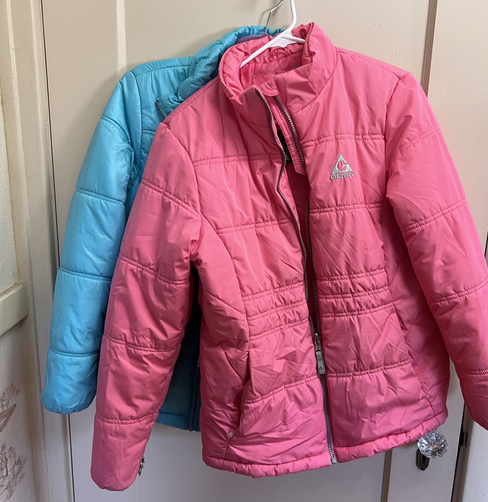 Gerry Girls Pink Puffer Insulated Jacket Size L 