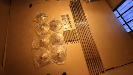 Gold Dancing Poles