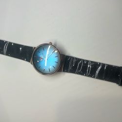 lige watch metal strap rose gold