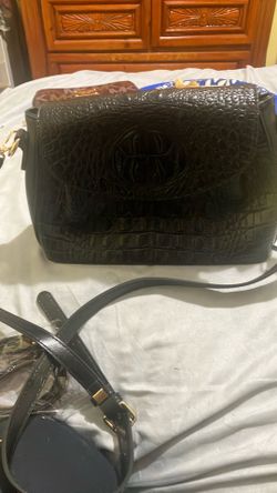 Women’s Crocodile Embossed Leather Purse