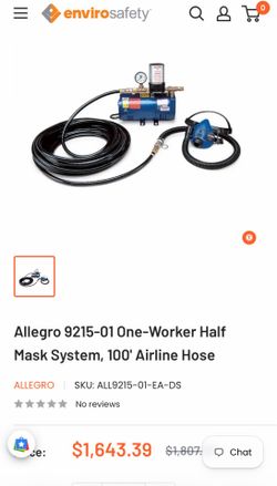 Respirator with air pump