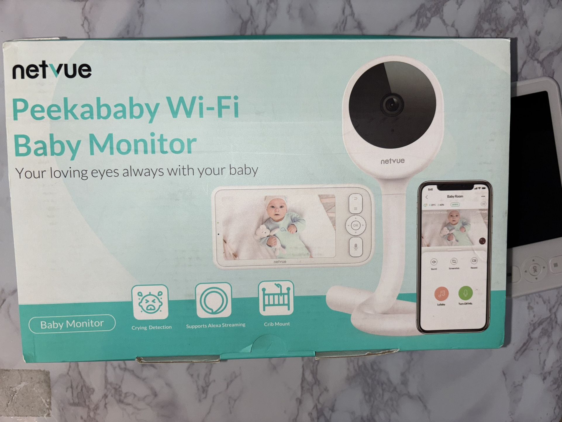Netvue Peekababy Wi-FI Baby Monitor