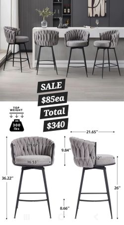 Gray bar stools