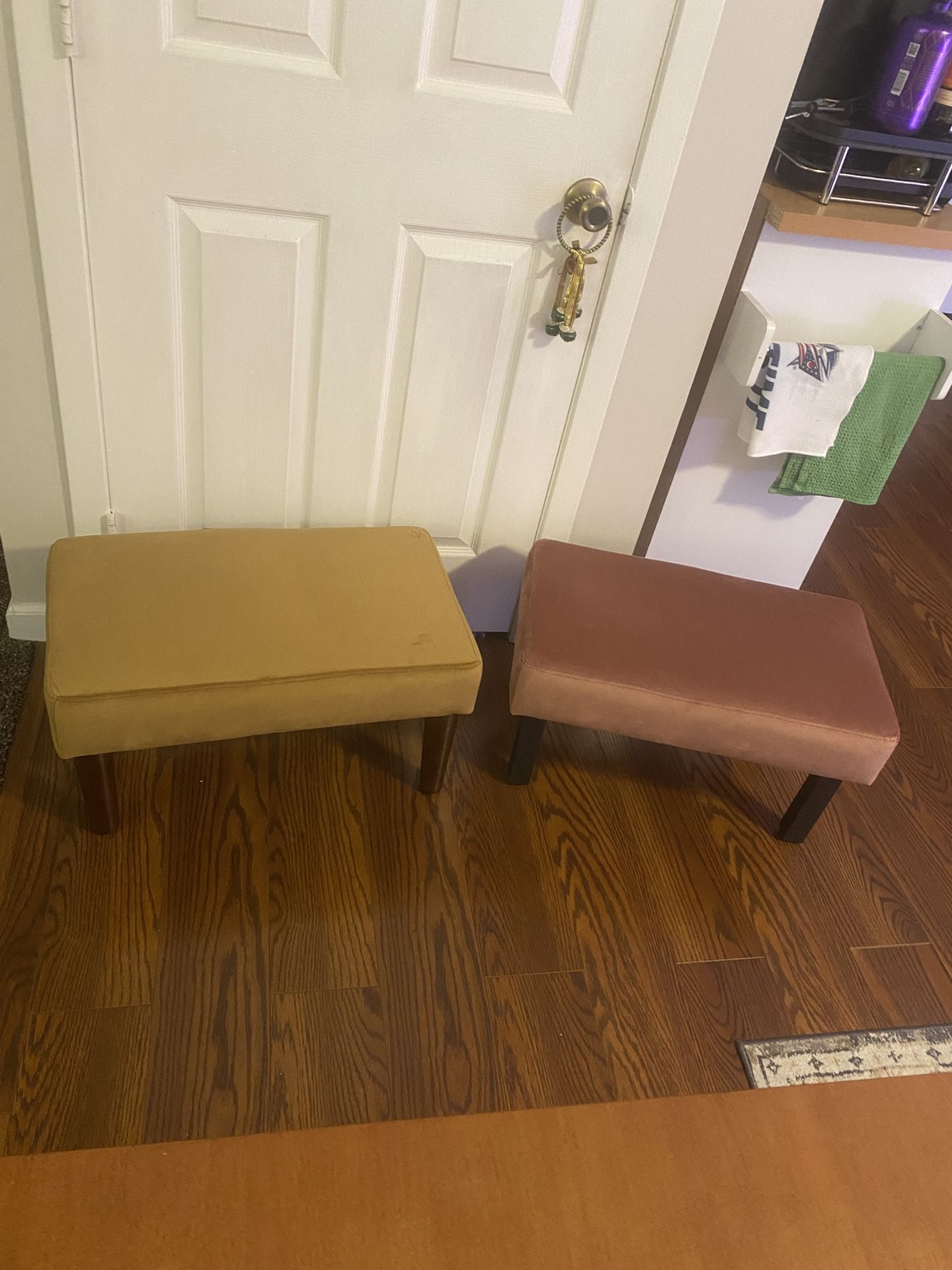 (2) Rectangular Foot Stools