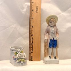Porcelain Booty & Victorian male figurines $15 EACH