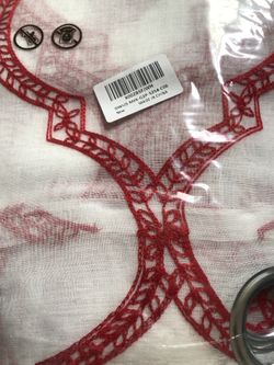 New! Embroidered Sheer Curtains, 54”