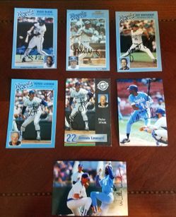 Royals autographs