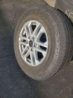 Tundra wheels and tires 18" 265/70/18