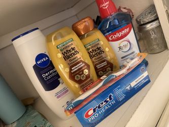 Shampoo body wash toothpaste