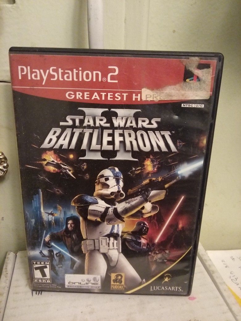 !! Video Game PS2 Star Wars Battlefront 2