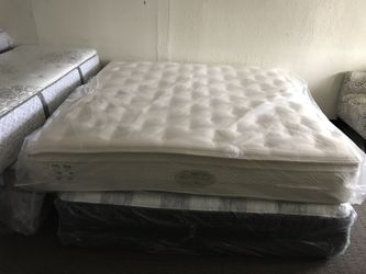 King pillow top mattress set