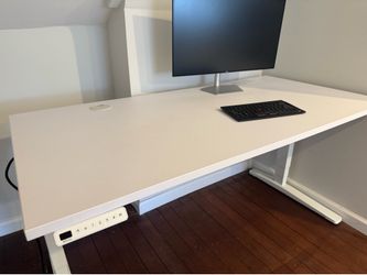 UPLIFT white standing desk 60” x 30”