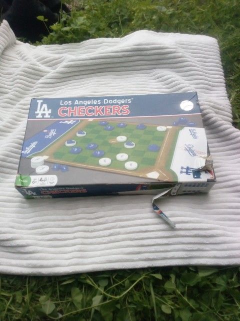 LA Dodgers Checkers