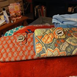 2 Vera Bradley Wallets 10.00 Each Or Both For 15.00