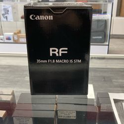 Canon RF 35 Mm F1.8 Macro IS STM 
