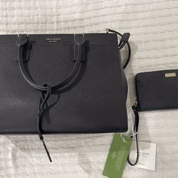 KATE SPADE LARGE PURSE WITH WALLET  NEW
