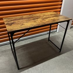 Composite Wood & Metal Table/Desk
