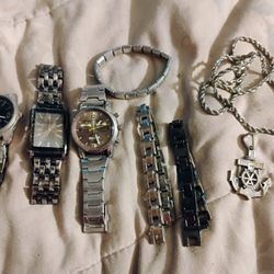 Box Of Men's Jewelry Found In A Storage Unit $20 For All