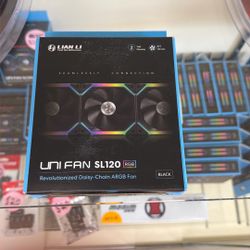 Lian Li Uni Fan SL120 RGB REVOLUTIONIZED DAISY CHAIN ARGB FAN BLACK