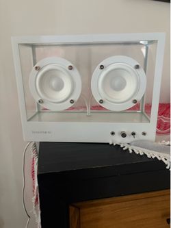 Small Transparent Speaker - White