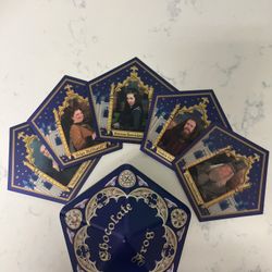 Universal Studios Harry Potter Wizard Chocolate Frog Card Set Of 5