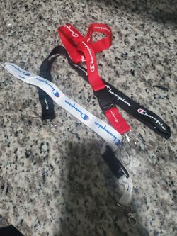 Champion Lanyard Key Chain 3 Colors All For $10