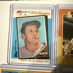 1962 Mickey Mantle 65 Willie Mays