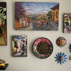Wall Art, Vases, Telaverde, Barro Mexican Artifacts
