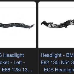 135i Headlight Bracket (both)