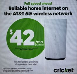 Pay as low as $42/mo for AT&T Internet Air🛜
